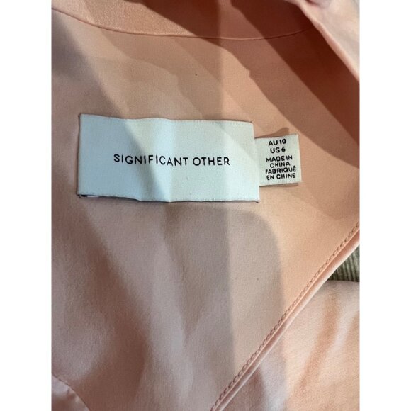 SIGNIFICANT OTHER Rhiannon One-Shoulder maxi dress Size 6 - Picture 6 of 10